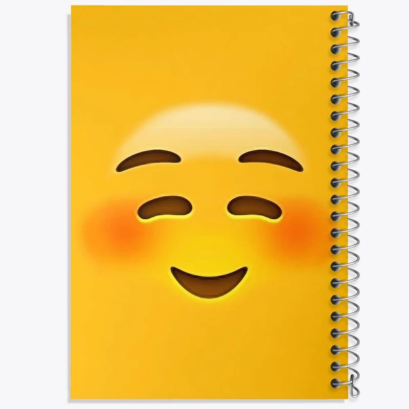 دفتر نت موسیقی 50 برگ خندالو مدل ایموجی Emoji کد 1289