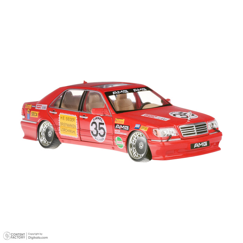 ماکت ماشین ناب سل مدل مرسدس بنز فلزی موزیکال amg 300 به همراه جاسوییچی