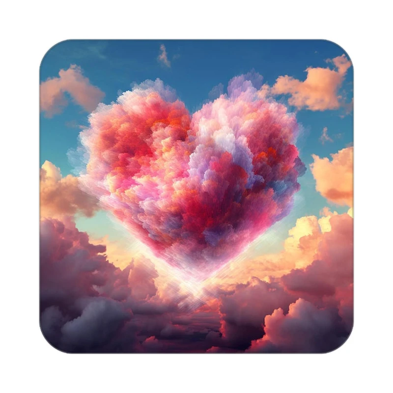 زیر لیوانی کاکتی مدل عاشقانه کد mp12006