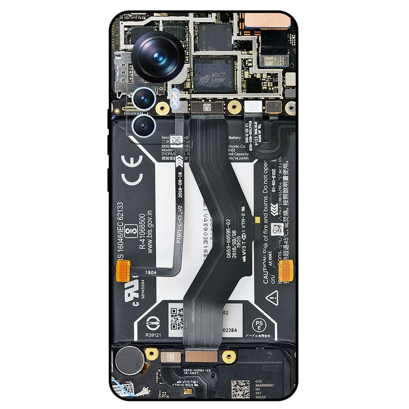 کاور مگافون طرح برد موبایل مدل 8004 مناسب برای گوشی موبایل شیائومی 12 Pro