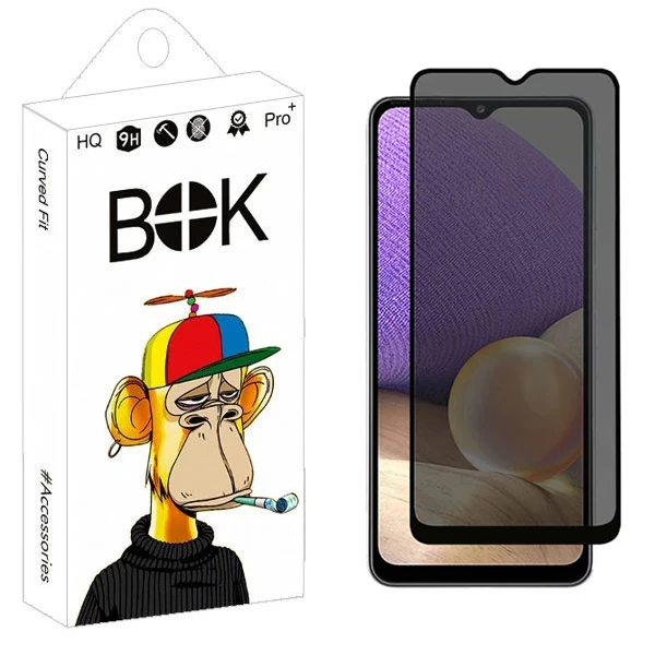 محافظ صفحه نمایش حریم شخصی بوک مدل GEP مناسب برای گوشی موبایل سامسونگ Galaxy A32 4G / M22