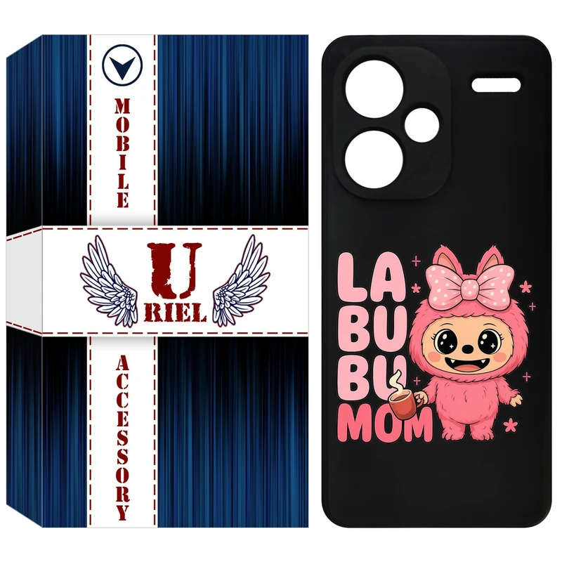 کاور یوریل مدل KSH کد 136 طرح عروسک لبوبو مناسب برای گوشی موبایل شیائومی Redmi Note 13 Pro Plus