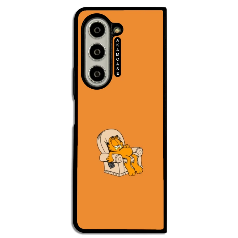 کاور آکام مدل AMC-WSGZFOLD5-GARFIELD2 مناسب برای گوشی موبایل سامسونگ Galaxy Z Fold 5