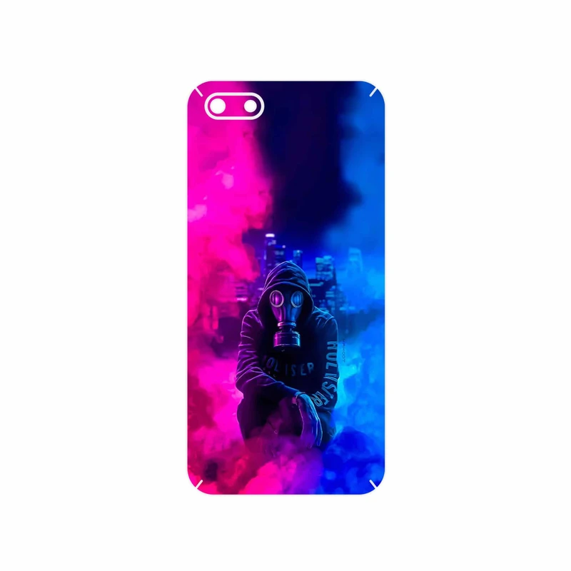 برچسب پوششی ماهوت مدل Smoke Rainbow Digital Art 2 مناسب برای گوشی موبایل هوآوی Y5 Lite