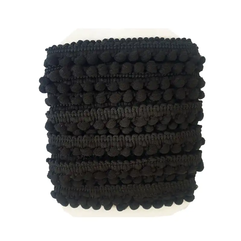 نوار یراق مدل نوار پوم پوم ریز کد W1B طول 5 متری