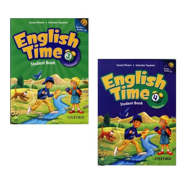 کتاب English Time 3_4 اثر جمعی از نویسندگان انتشارات ابداع 2 جلدی
