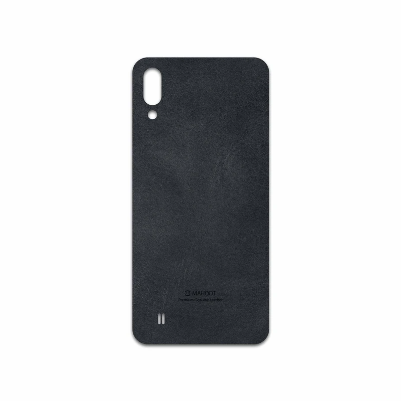 برچسب پوششی ماهوت مدل Graphite Buffalo Leather مناسب برای گوشی موبایل سامسونگ Galaxy M10