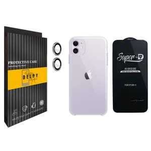 محافظ لنز دلپی مدل Gorilla مناسب برای گوشی موبایل اپل Iphone 11 به همراه محافظ صفحه نمایش