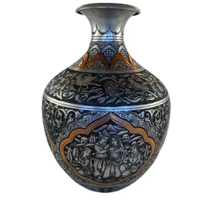 گلدان قلمزنی مدل چهارنقش کد 138710