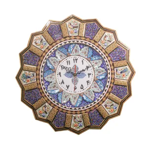 ساعت دیواری خاتم کاری کد HF43