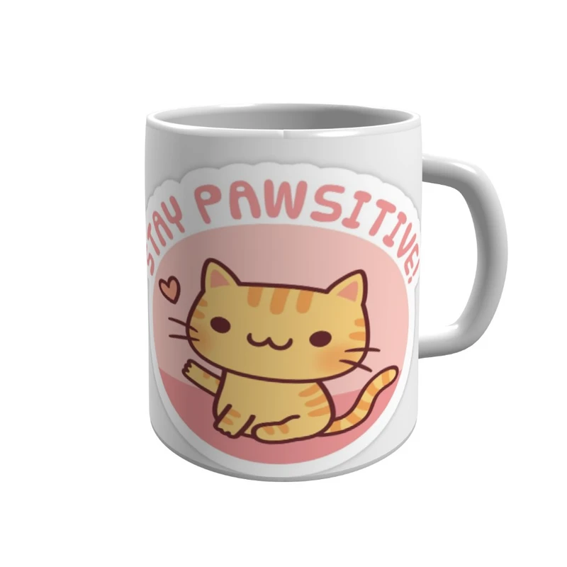 ماگ پاد آفرین طرح گربه مدل R 80