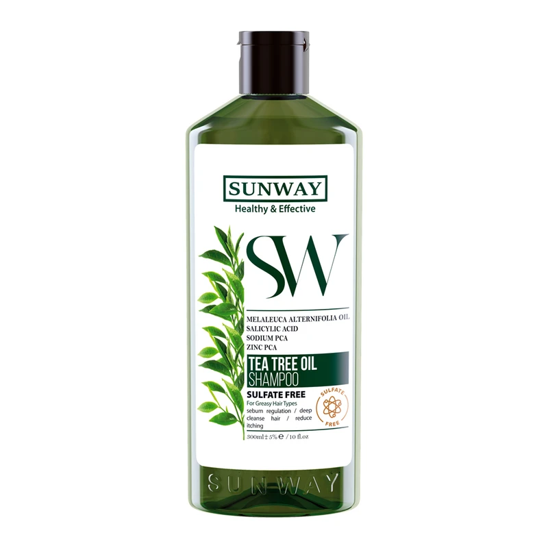 شامپو مو سان وی مدل tree مناسب برای موهای چرب حجم 300 میلی لیتر