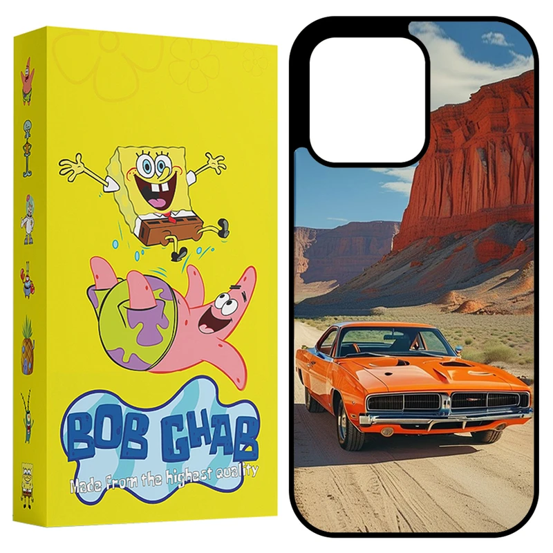 کاور باب قاب طرح ماشین مدل BCP16P مناسب برای گوشی موبایل اپل iPhone 16 Pro