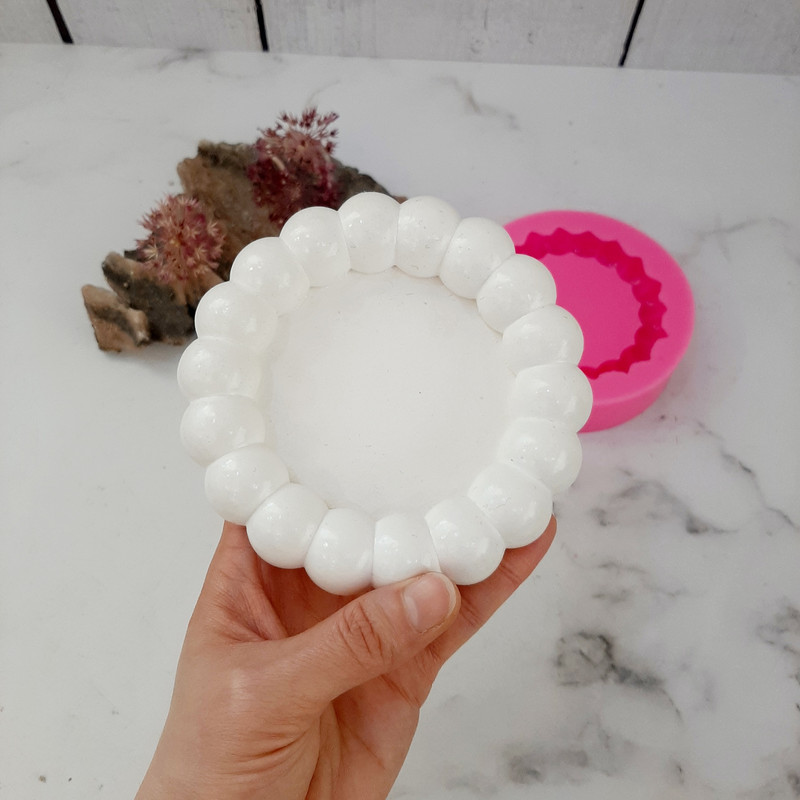 قالب سیلیکونی مدل کاسه مرواریدی