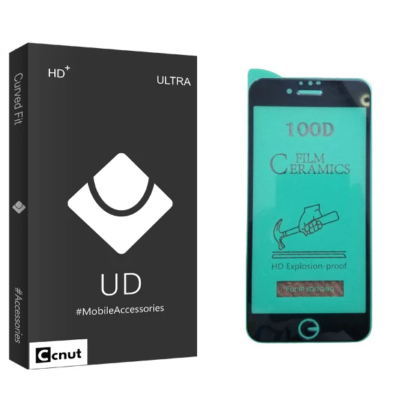 محافظ صفحه نمایش سرامیکی کوکونات مدل UD Black مناسب برای گوشی موبایل اپل iPhone 6