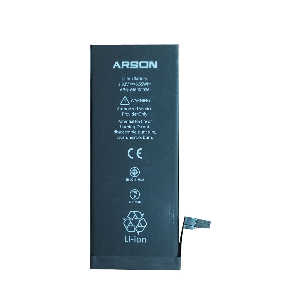 باتری موبایل آرسون مدل 616-00036 ظرفیت 1715 میلی آمپر ساعت مناسب برای گوشی موبایل اپل Iphone 6s