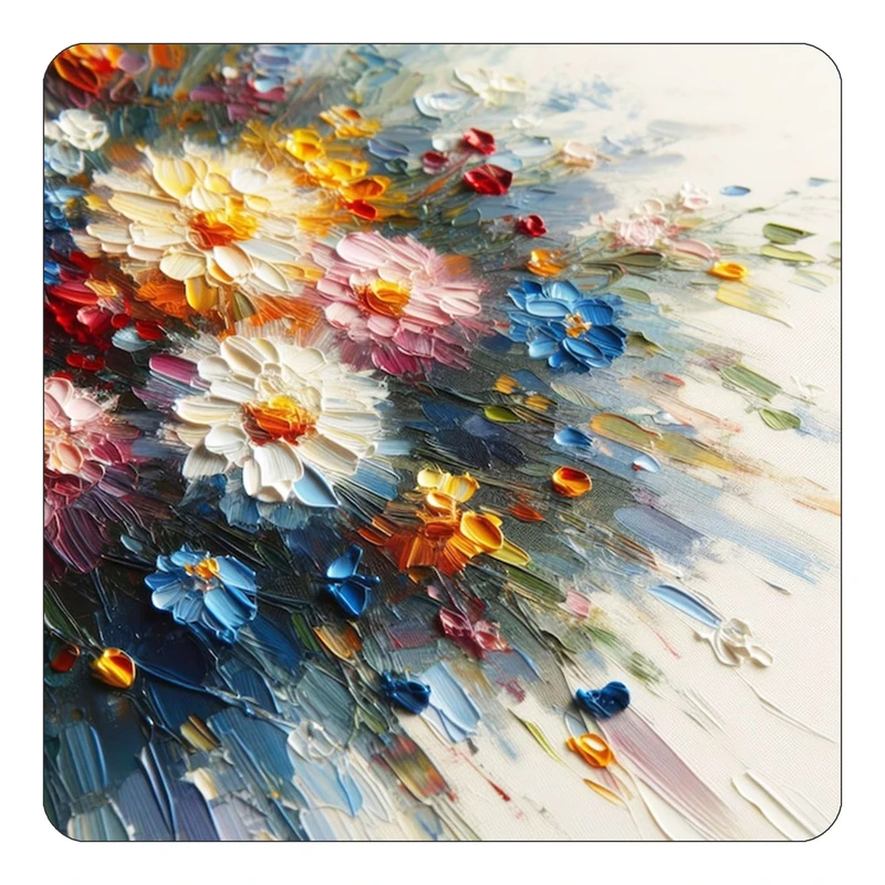 مگنت کاکتی طرح نقاشی رنگ روغن مدل mp70767