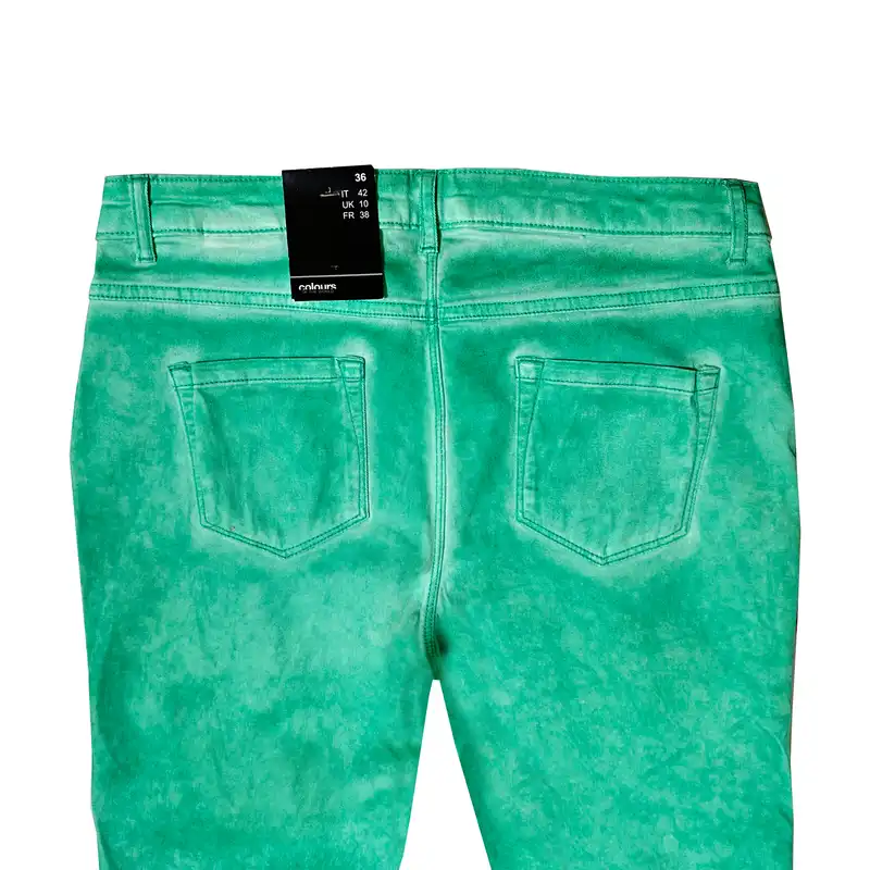 شلوار جین زنانه کالرز مدل ابر و باد