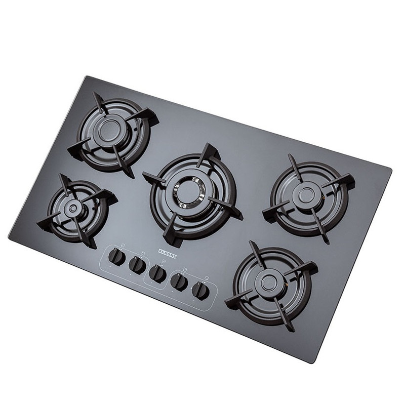 اجاق گاز صفحه‌ای پنج شعله استیل البرز مدل G5968