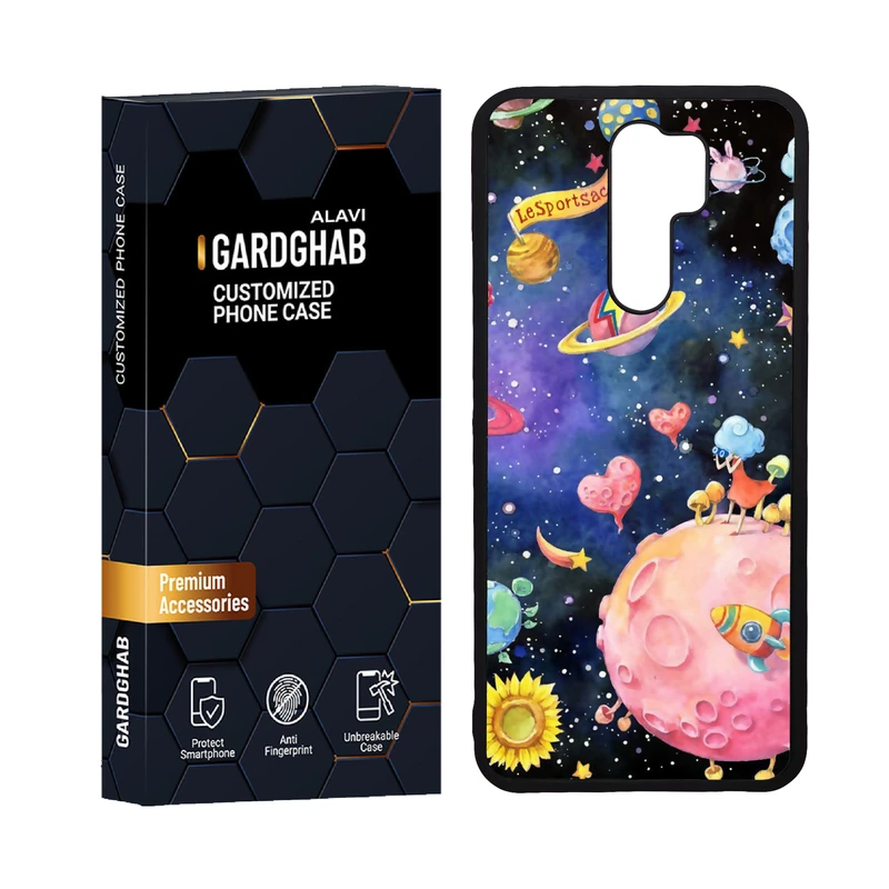 کاور گارد قاب علوی مدل دورژله ای فانتزی مناسب برای گوشی موبایل شیائومی Redmi 9 / Redmi 9 Prime