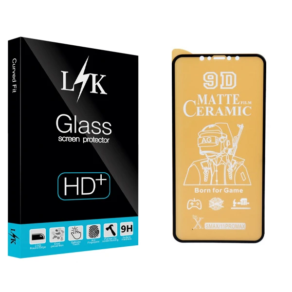 محافظ صفحه نمایش سرامیکی مات ال کی مدل +LITE مناسب برای گوشی موبایل اپل iphone 11 Pro Max/ XS Max
