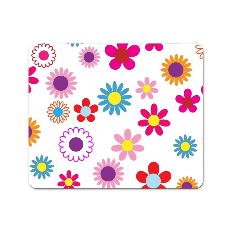  ماوس پد پاد آفرین طرح دخترانه گل کد 228 سایز 19*24 سانتی متر