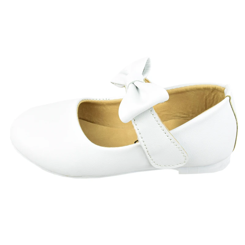 کفش دخترانه مدل ژاسمین پاپیونی برچسبی کد WH.3614