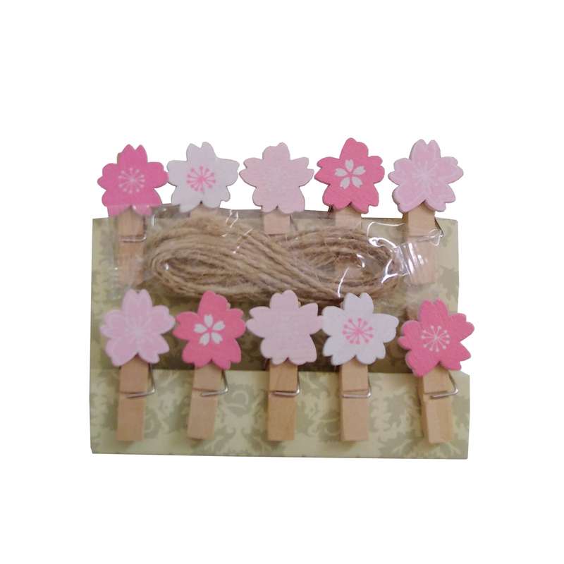 گیره عکس کلاووس طرح گل مجموعه 10 عددی