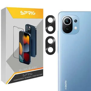محافظ لنز دوربین اسپریگ مدل LNSP مناسب برای گوشی موبایل شیائومی Mi 11 Lite 5G / 11 Lite 5G NE بسته دو عددی