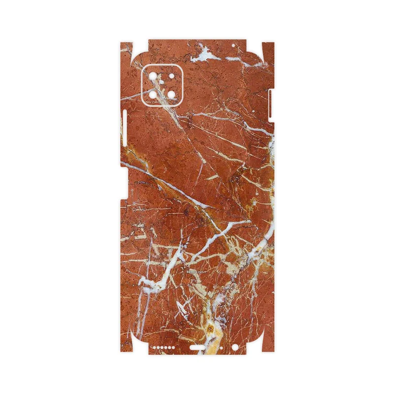 برچسب پوششی ماهوت مدل Red Marble-FullSkin مناسب برای گوشی موبایل سامسونگ Galaxy A22 5G