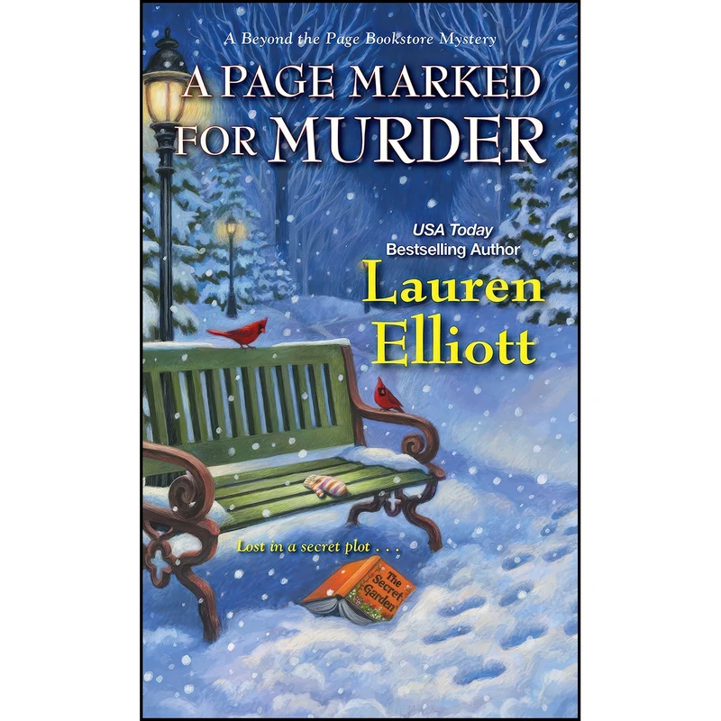 کتاب A Page Marked for Murder  اثر Lauren Elliott انتشارات Kensington