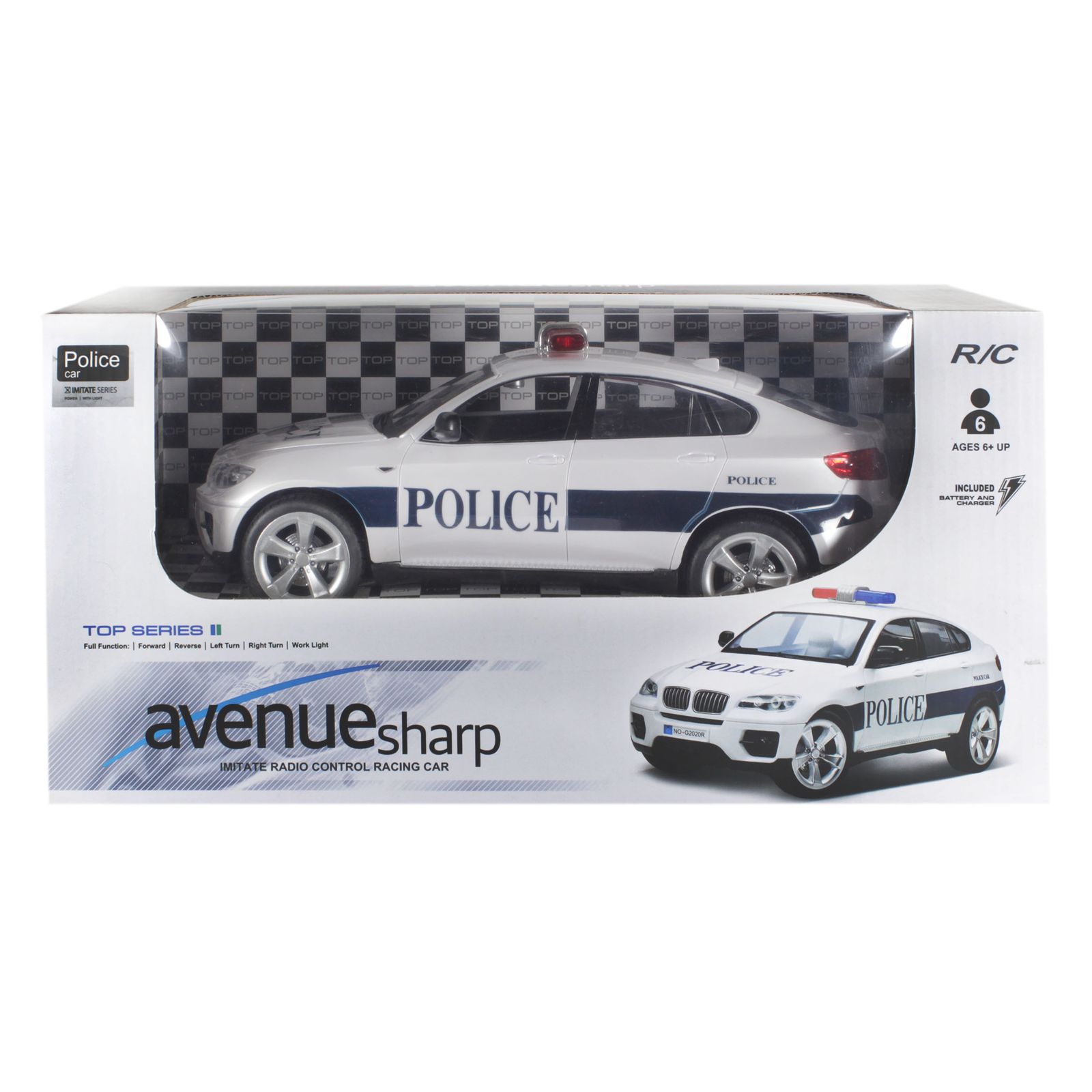 ماشین بازی کنترلی مدل BMW X6 Police کد 0057 -  - 8