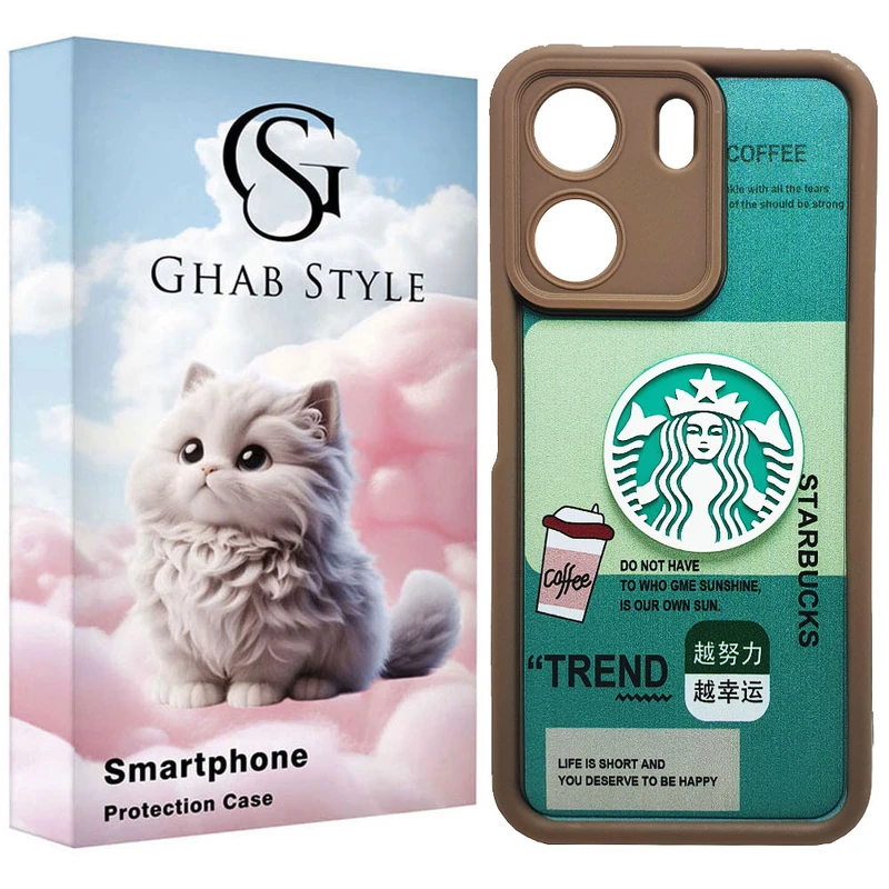 کاور قاب استایل مدل سیلیکونی طرح فانتزی مناسب برای گوشی موبایل شیائومی Redmi 13C / Poco C65