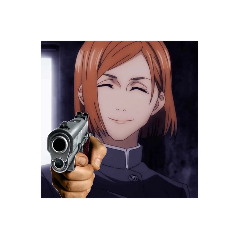 استیکر لپ تاپ و موبایل مدل انیمه جوجوتسو کایسن نوبارا کوگیساکی Jujutsu Kaisen Nobara Kugisaki کد 4200