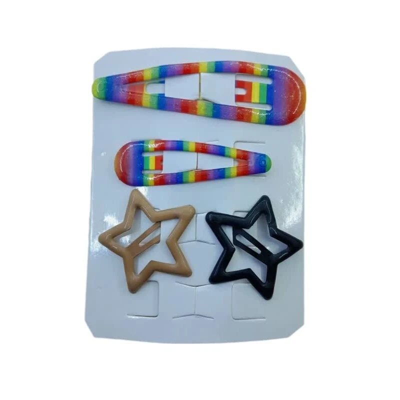 گیره مو دخترانه مدل تق تقی کد 0384 مجموعه 4 عددی