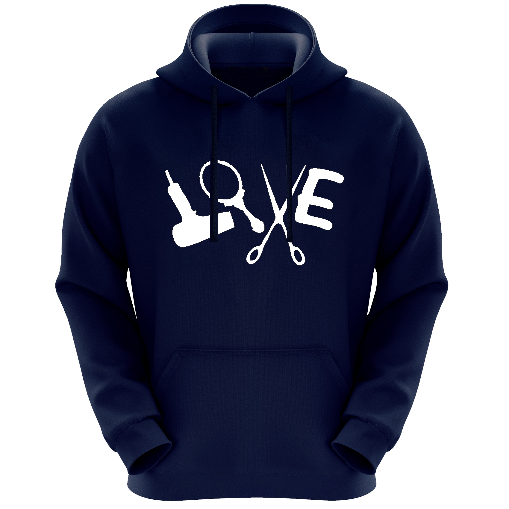 هودی زنانه مدل ابزارآرایشگری F275 رنگ سرمه ای