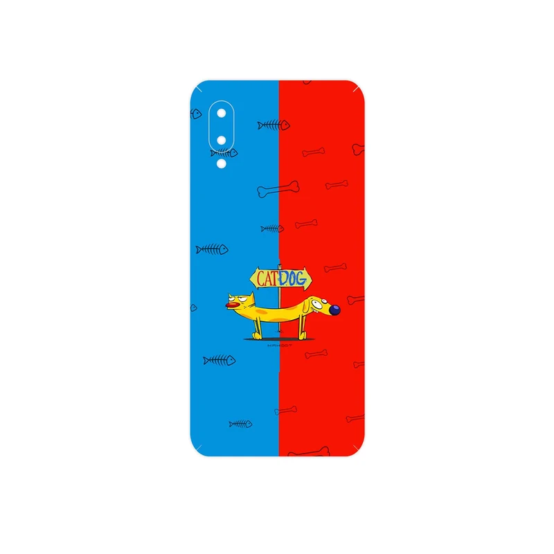 برچسب پوششی ماهوت مدل CatDog مناسب برای گوشی موبایل سامسونگ Galaxy M02