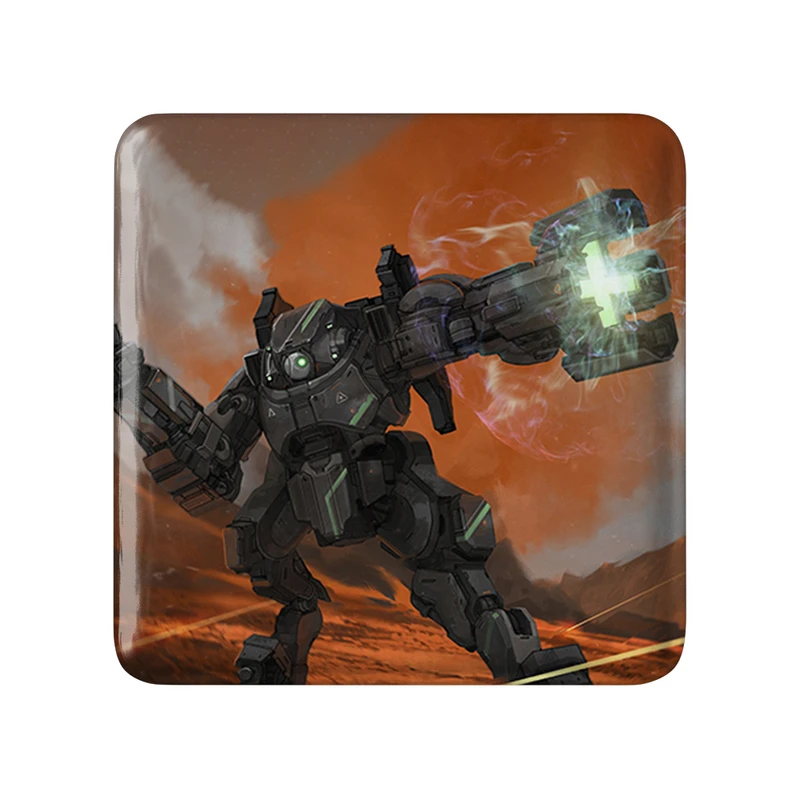 مگنت خندالو طرح بازی تایتان فال (Titanfall) مدل مربعی کد 32588