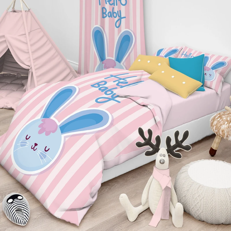 سرویس خواب 1 نفر 4 تکه مدل خرگوش 120 کد 345