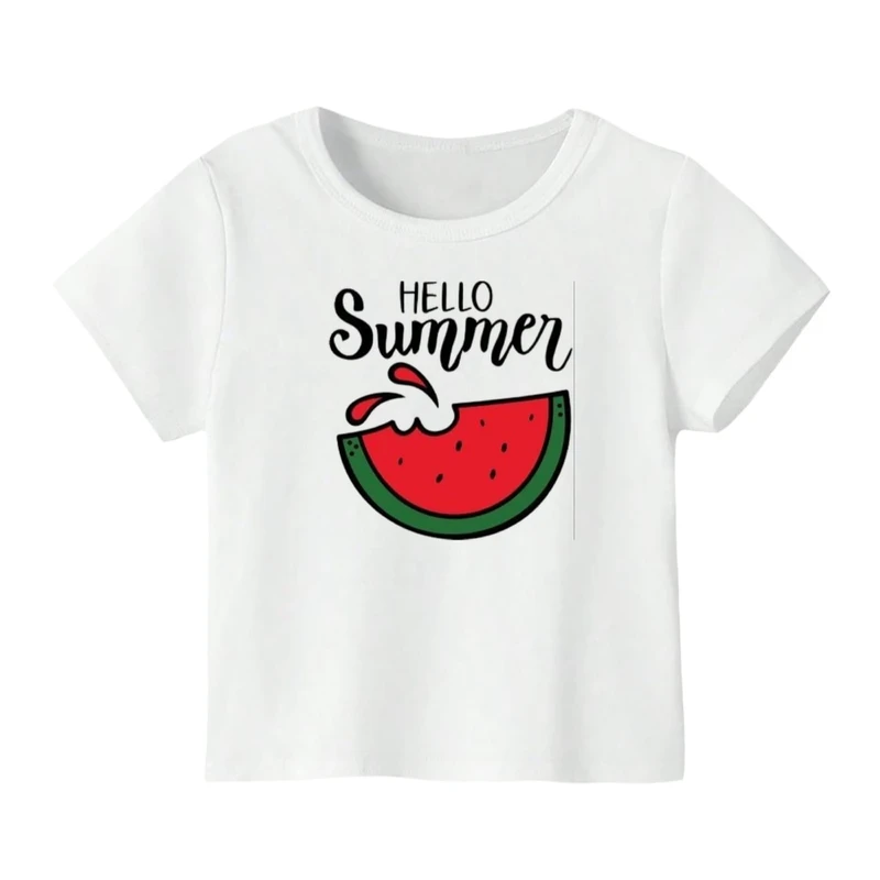 تی شرت آستین کوتاه بچگانه مدل هندوانه یلدایی کد 9