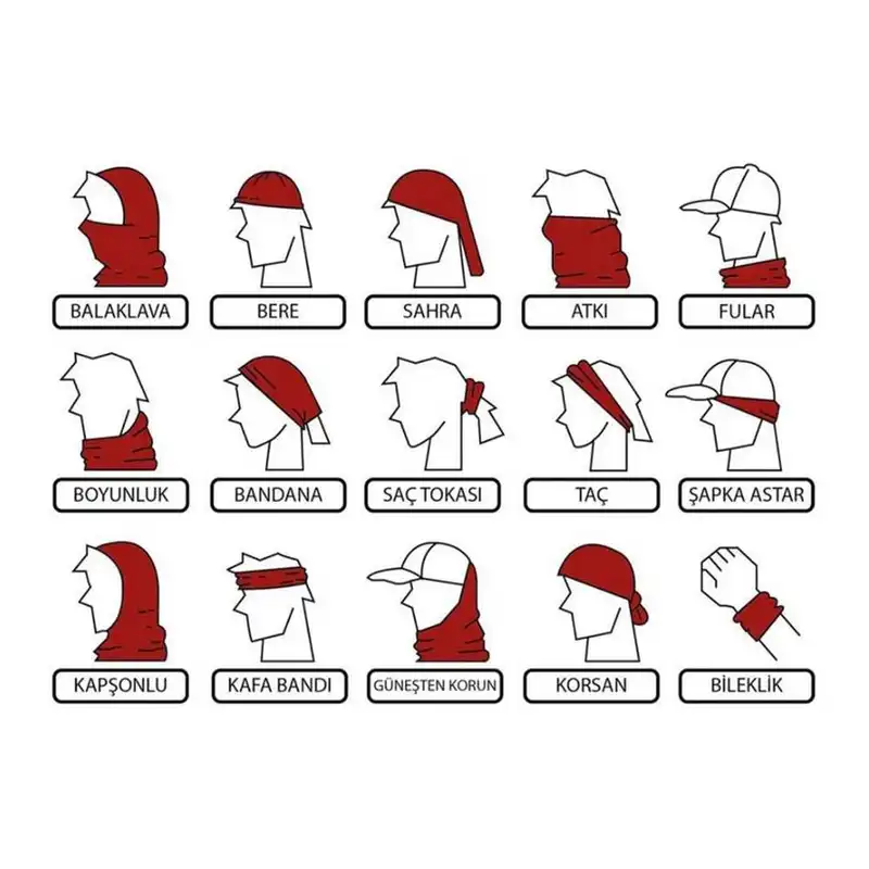 دستمال سر و گردن مدل 25