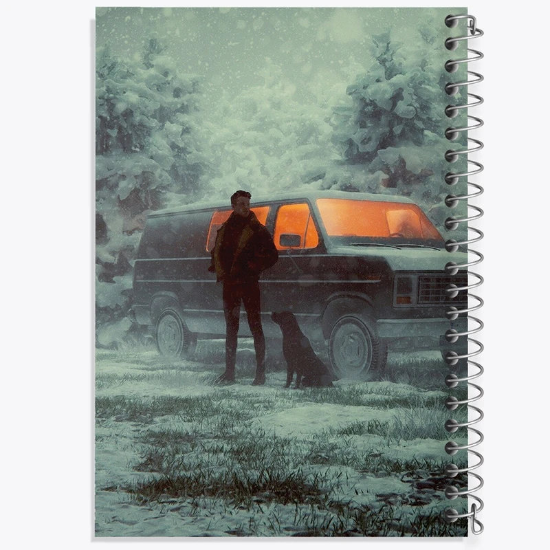 دفتر نت موسیقی 50 برگ خندالو مدل مرد و سگ کد F521