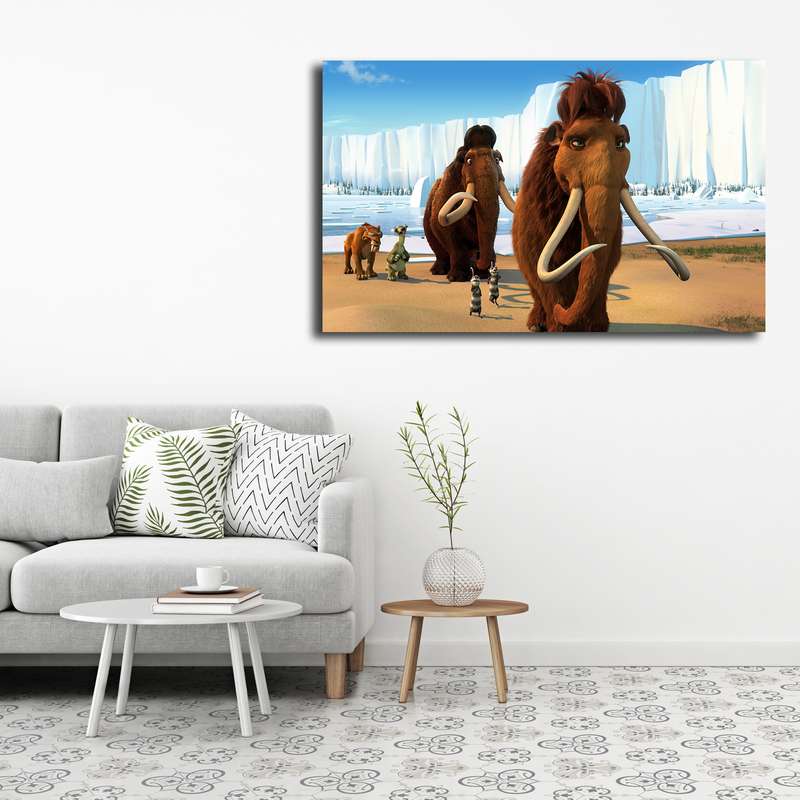 تابلو شاسی کودک مدل عصر یخبندان کد 8