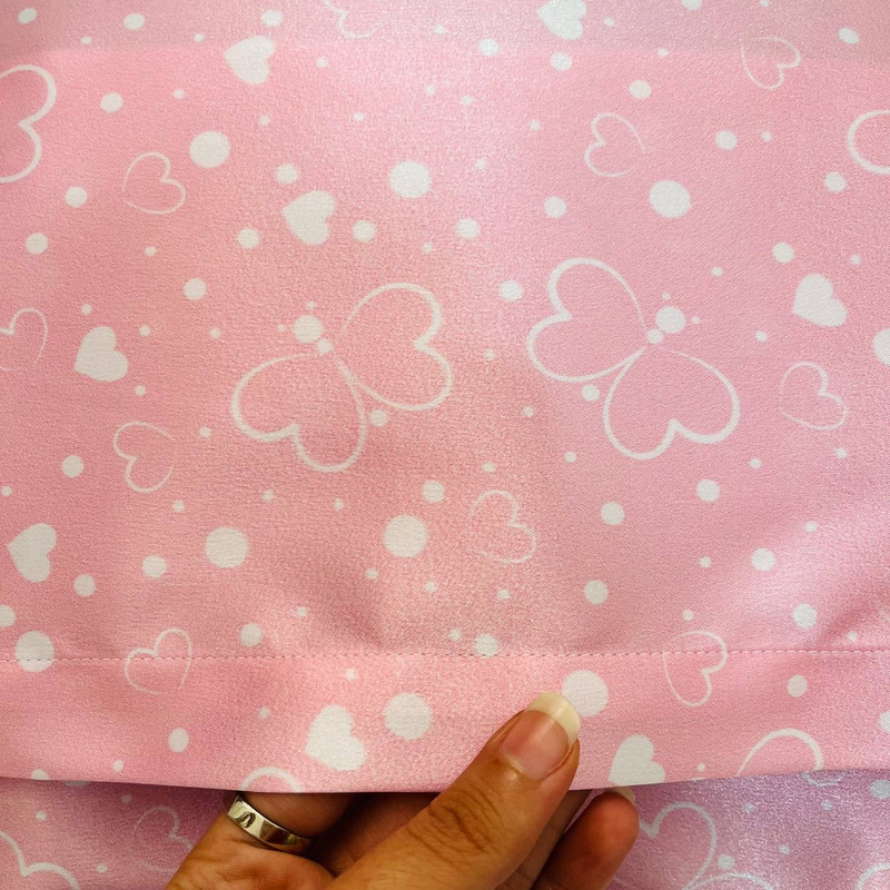 رو بالشی مدل ساتن ابریشم طرح شاپرک