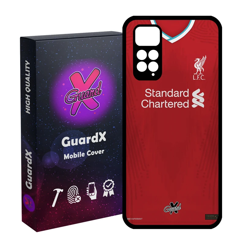 کاور گارد ایکس طرح Liverpool مدل Glass10252 مناسب برای گوشی موبایل شیائومی Redmi Note 11S/ Note 11 4G