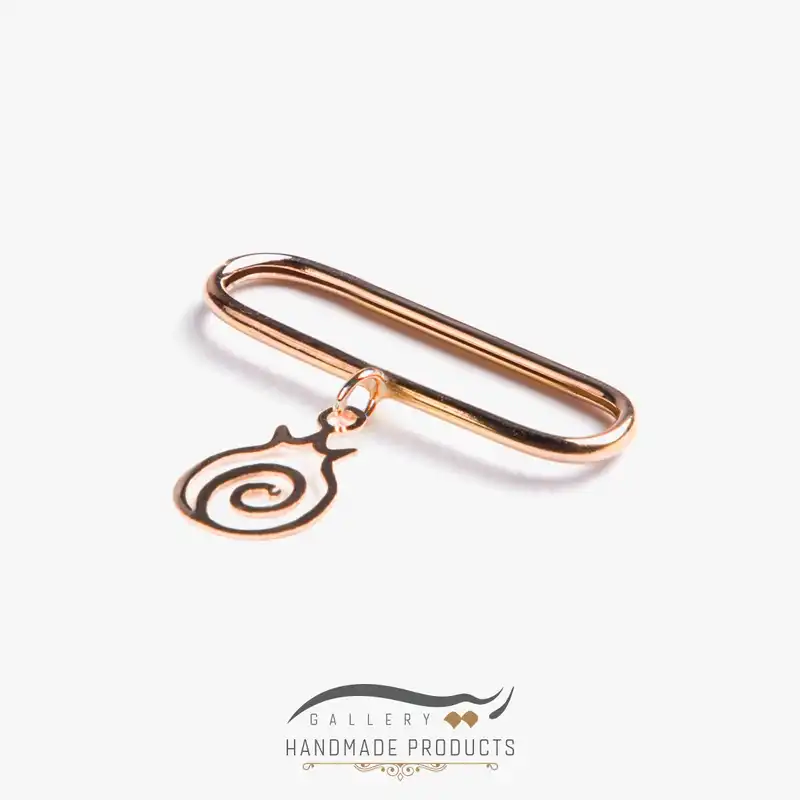 آویز ساعت طلا 18 عیار زنانه ریسه گالری مدل انار 2026