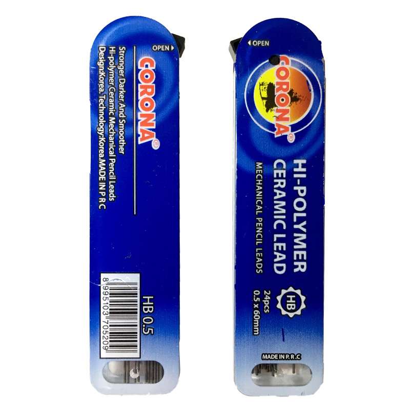 نوک مداد نوکی کرونا 0.5 میلی متری مدل Ceramic 24pcs بسته 2 عددی نوک مداد نوکی کرونا 0.5 میلی متری مدل Ceramic 24pcs بسته 2 عددی