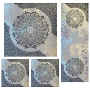 ست رومیزی 4 تکه شمسه نگار مدل TrS605.