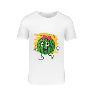 تی شرت آستین کوتاه دخترانه مدل هندوانه شب یلدا