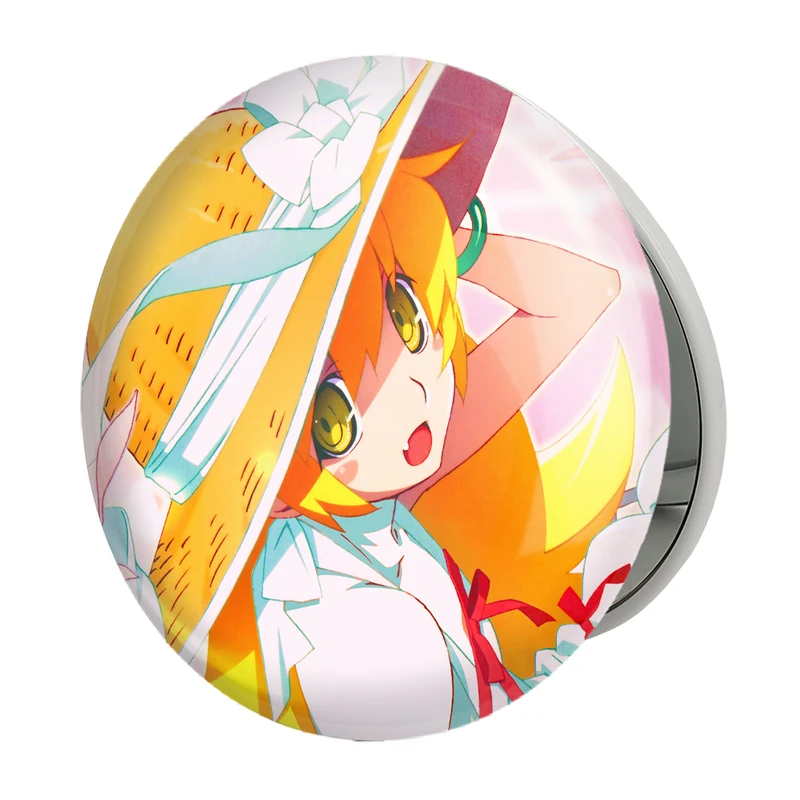 آینه جیبی خندالو طرح شینوبو اوشینو انیمه مونوگاتاری مدل تاشو کد 16220 